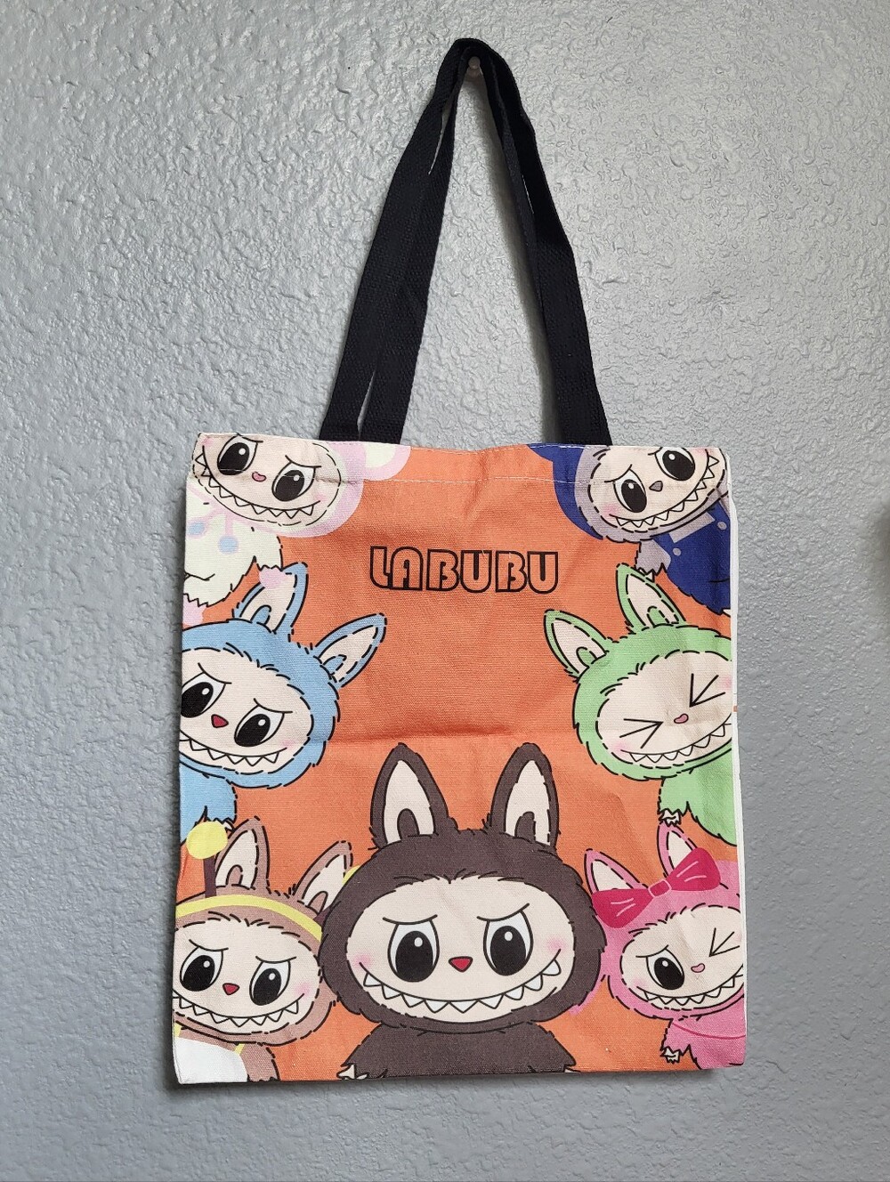 LABUBU THE MONSTERS Canvas Tote Bag NEW